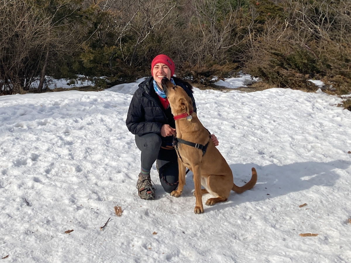 Sarah Hepworth, M.D. and her dog